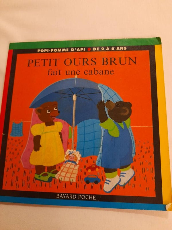 Petit ours brun fait une cabane - Bayard poche - Popi pomme d'api -2003 de 2 à 6 ans