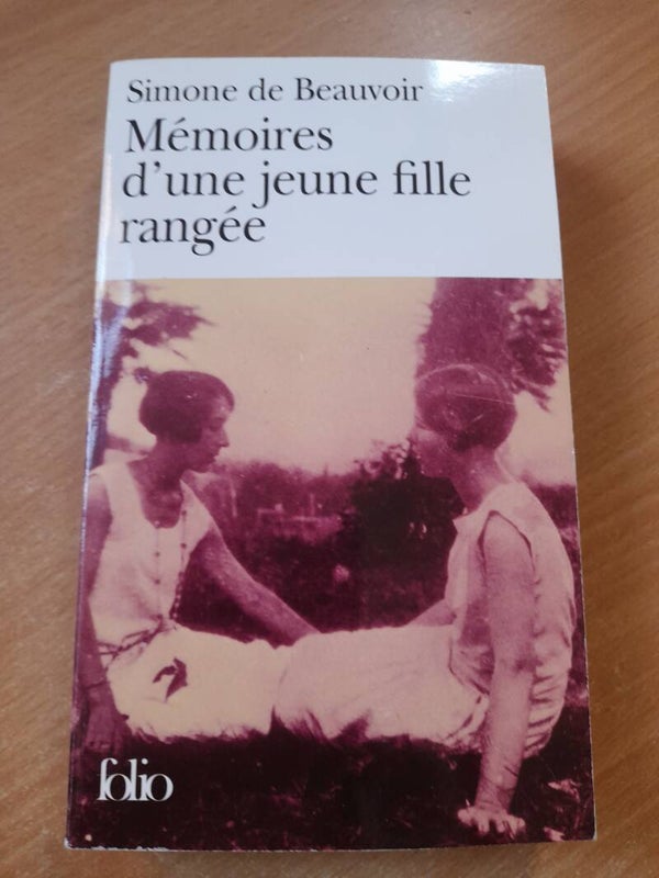 Mémoires d'une jeune filler rangée- Simone de Beauvoir - folio- 2008
