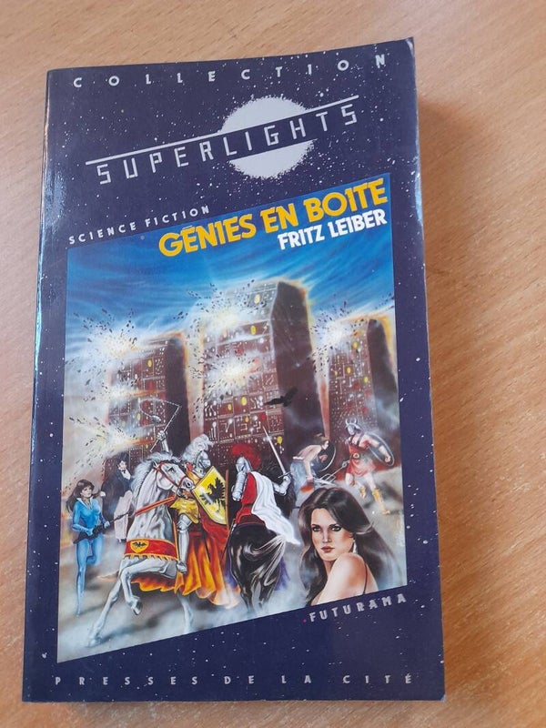 Génies en boîte - Fritz Leiber - superlight Presses de la cité  - 1983