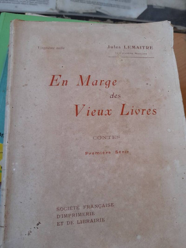En marge des vieux livres contes - Jules Lemaitre - Société française d'imprimerie et de librairie -