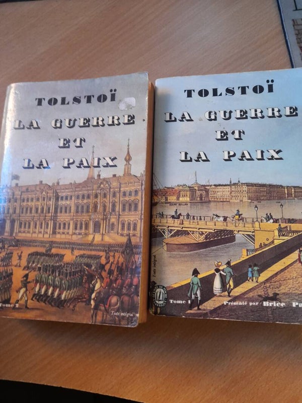 La guerre et la paix T1 et T2  - Léon Tolstoï - Le livre de poche- 1963
