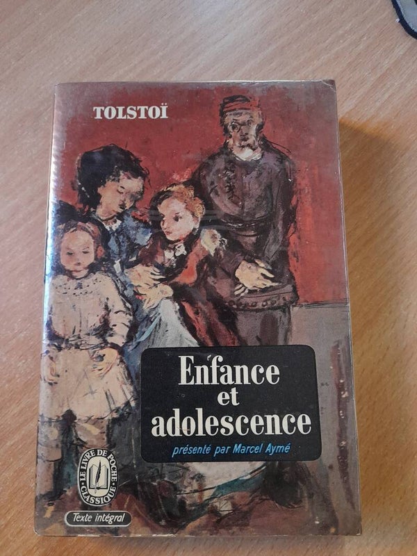 Enfance et adolescence - Léon Tolstoï - Le livre de poche- 1961