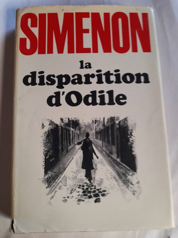 La disparition d'odile - George Simenon - Le grand livre du mois -1980