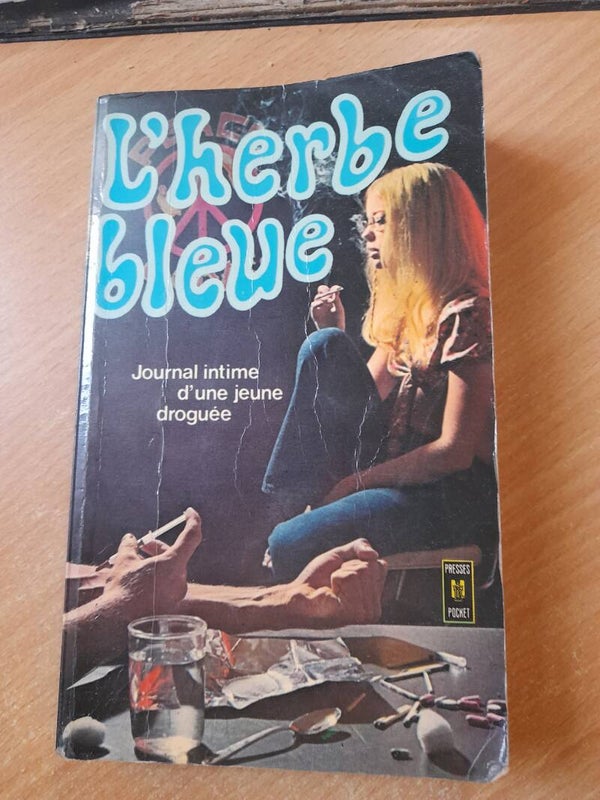 L'herbe bleue journal d'une jeune droguée - Presses pocket - 1975