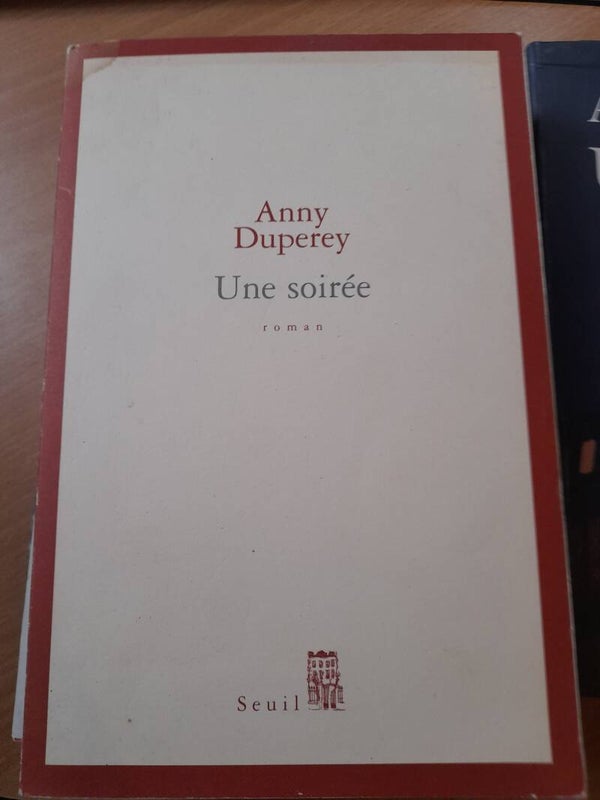 Une soirée -anny Duperey - seuil- 2005