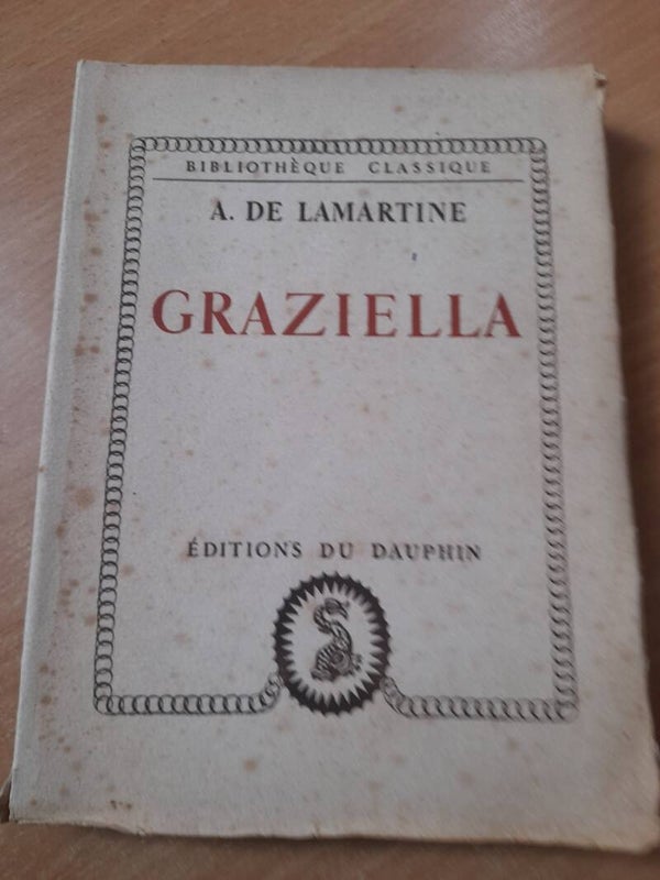 Graziella- Lamartine - édition du dauphin - 1945