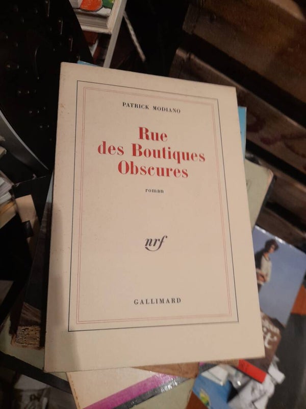 rue des boutiques obscures - Patrick Modiano - gallimard - 1978