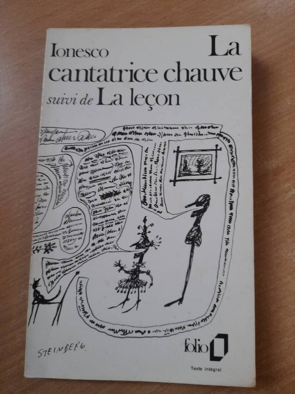 La cantatrice chauve suivi de la leçon  - eugene Ionesco - Folio - 1985