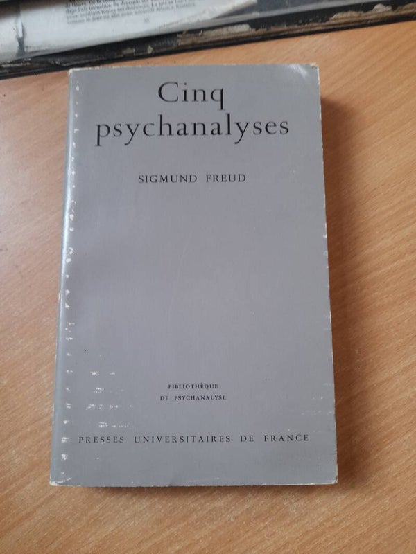 Cinq psychanalyse- Sigmund Freud- PUF - 1971