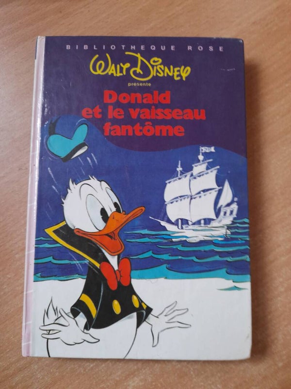 Donald et le vaisseau fantôme - Walt Disney - Bibliothèque rose -1978