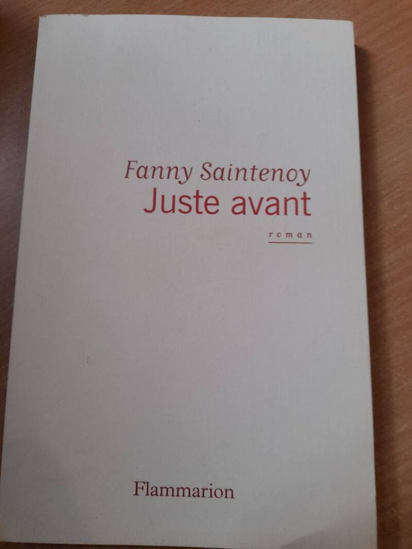 Juste avant - Fanny Saintenoy - Flammarion - 2011