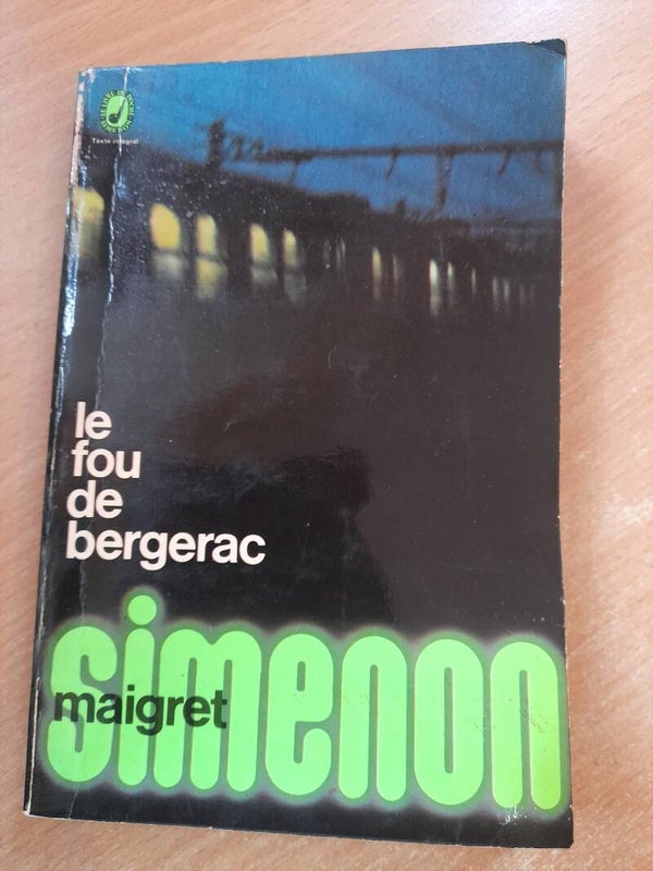 Le fou de Bergerac - George Simenon - Le livre de poche -1974