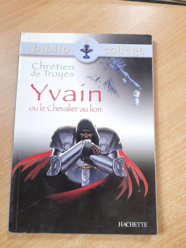 Yvain ou le chevalier au lion - Chrétien de Troyes - Hachette biblio collège -2002