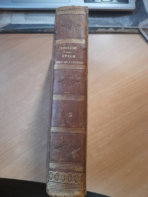 Repertoire de legislation, jurisprudence et style des Huissiers - P. Leglize - Roret - 1832