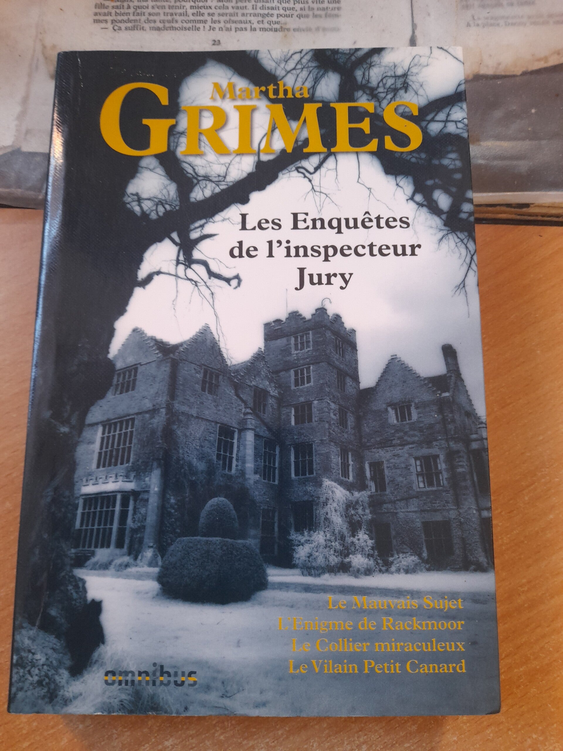 les enquêtes de l'inspecteur Jury 4 titres - Martha Grimes - omnibu8s -200