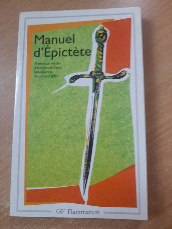 Manuel d'Epictète -Arrien - GF Flammarion - 1997