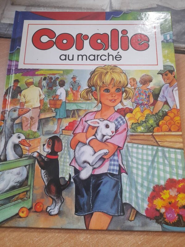 Coralie au marché - éditions Hemma -