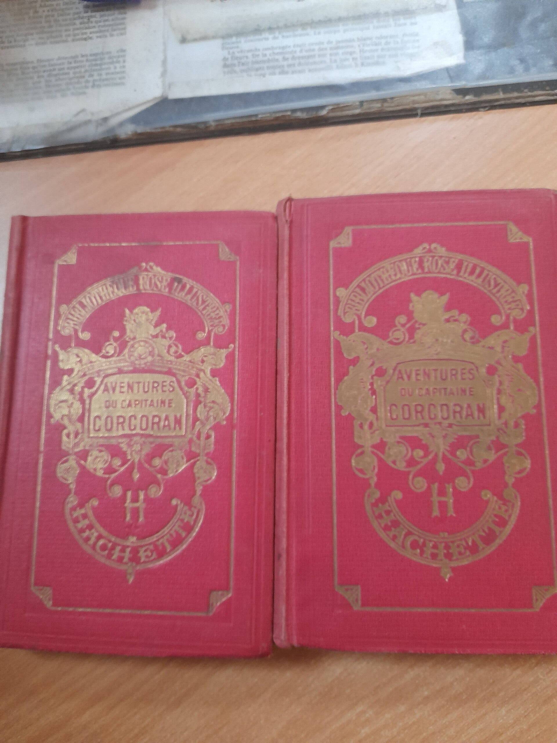 Les aventurres du capitaine Corcoran T1 et T2  - Alfred Assolant - La bibliothèque rose illustrée  - 1929