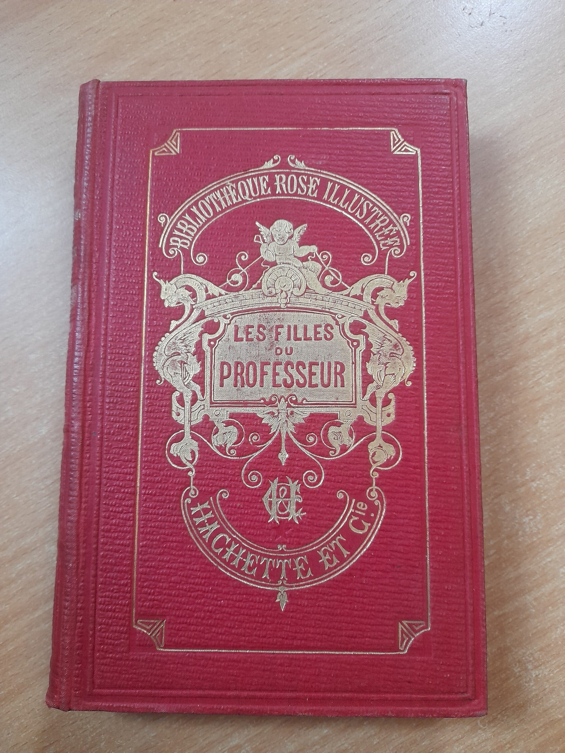 Les filles du professeur - Julie Gouraud - La bibliothèque rose illustrée  - 1877