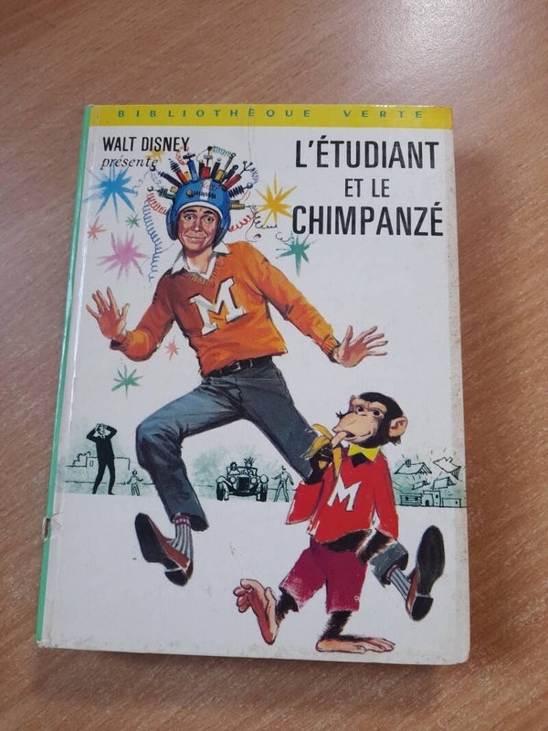 L'étudiant et le chimpanzé - Mary Carey - Bibliothèque verte -1971