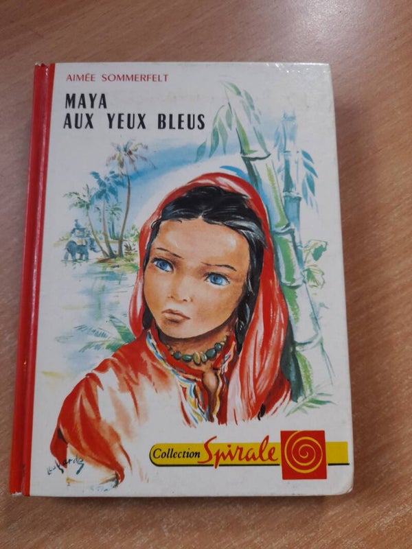 Maya aux yeux bleus - aimée Sommerfelt - collection spirale - 1963 Norvege