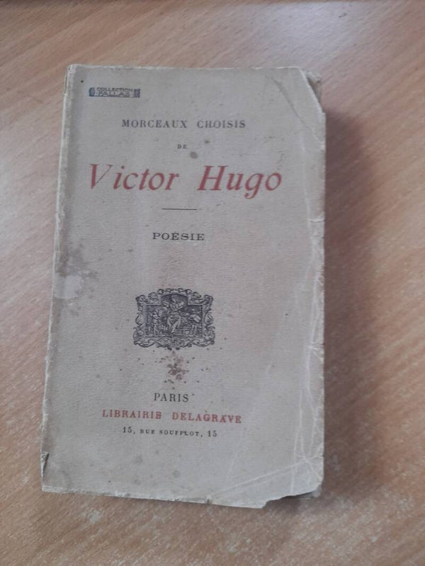 Morceaux choisis de poésie - Victor Hugo - Delagrave - 1919