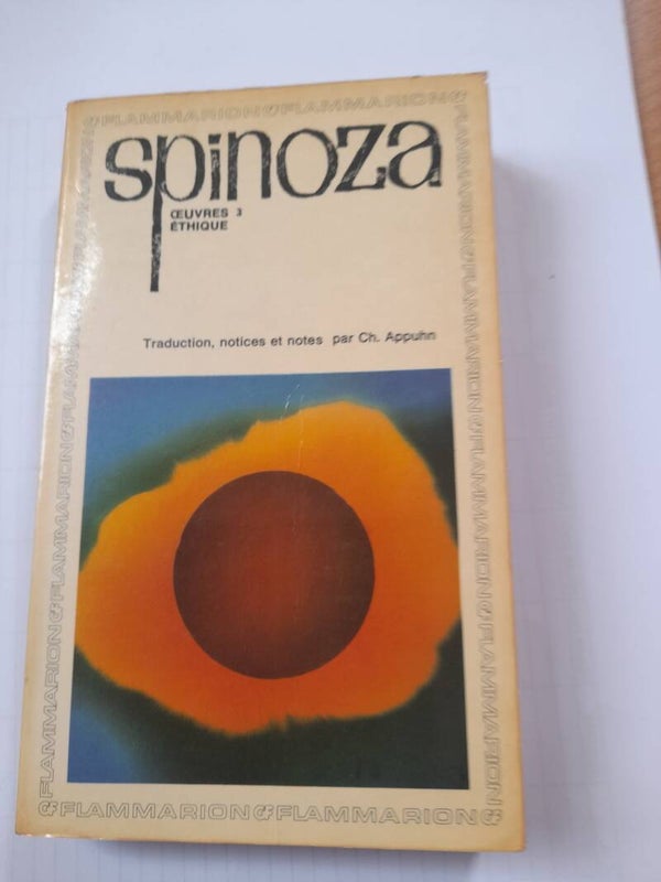Oeuvres éthique 3 - Spinoza -GF Flammarion - 1965