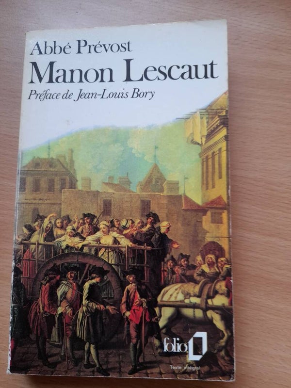 Manon Lescaut - Abbé Prévost-  Folio  - 1984