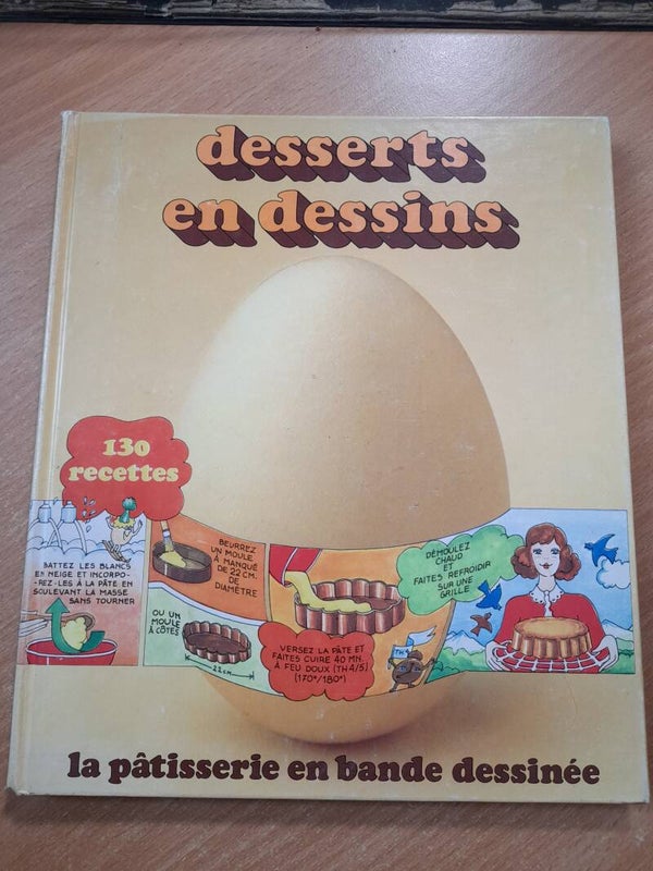 Desserts en dessin la pâtisserie en bande dessinée - Helène Vincent - 1978