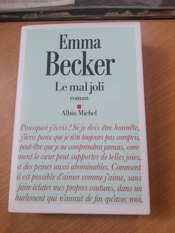 Le mal joli - Emma Becker - Albin Michel -2024