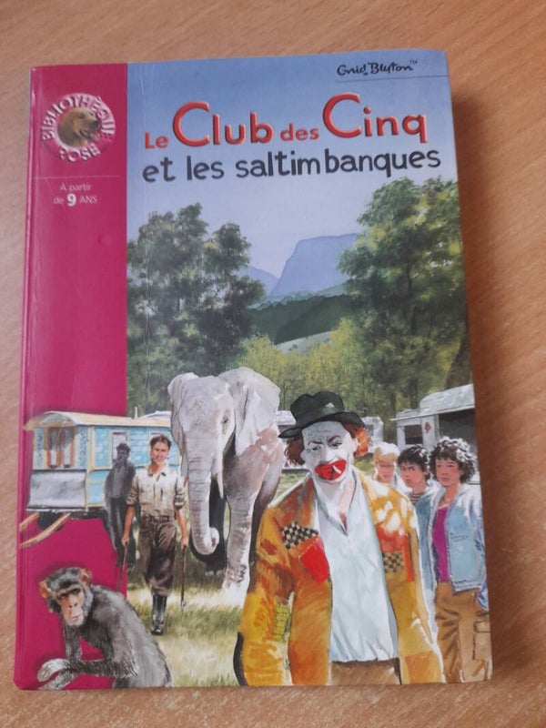 Le club des cinq et les saltimbanques - Enid Blyton - La bibliothèque rose 2003