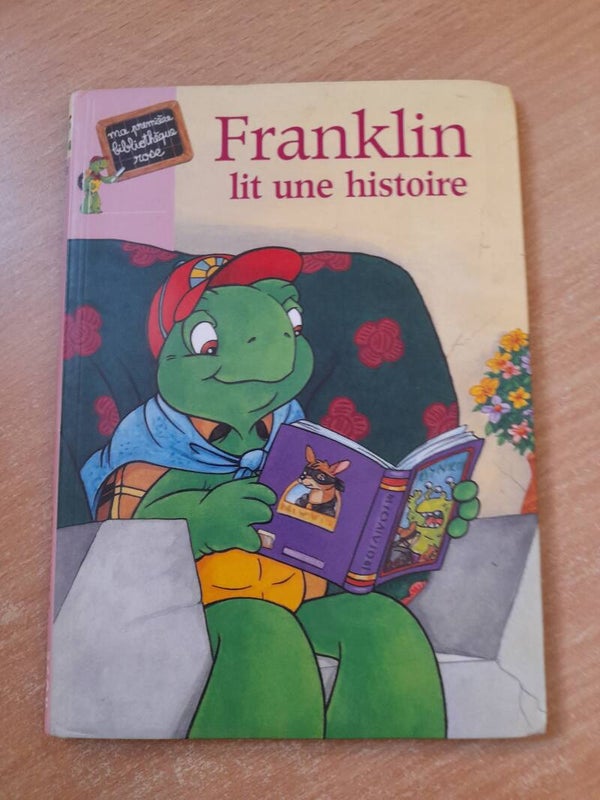 Franklin lit une histoire - Paulette Bourgeois - ma première bibliothèque rose  -2003
