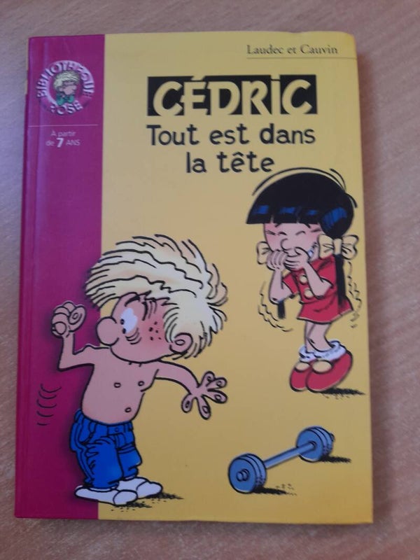 Cédric : Tout est dans la tête - Laudec-Cauvin - bibliothèque rose  - 2003