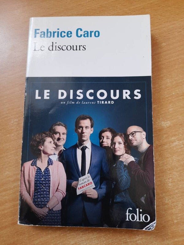 Le discours -Fabrice Caro - folio -2021