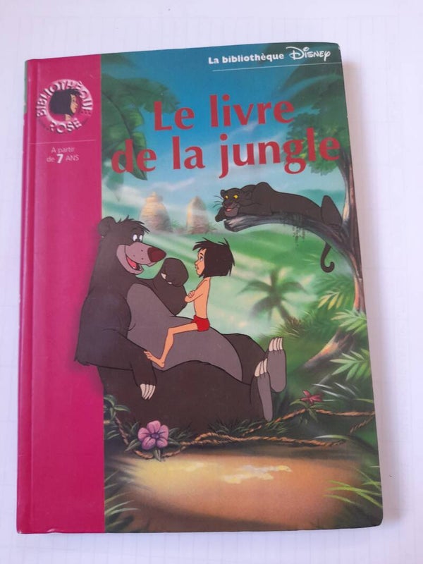 Le livre de la jungle récit du film de walt disney - Rudyard Kipling -Bibliothèque rose -2004