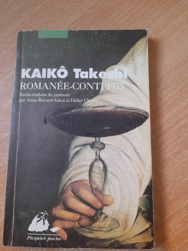 Romanée-Conti 1935 - Kaikô Takeshi - Picquier poche- 1996