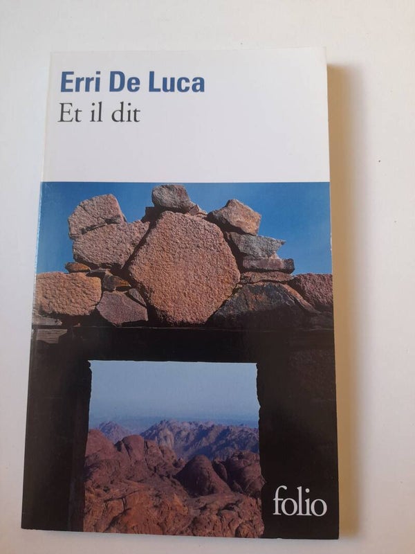 Et il dit - Erri De Luca - Folio -2013