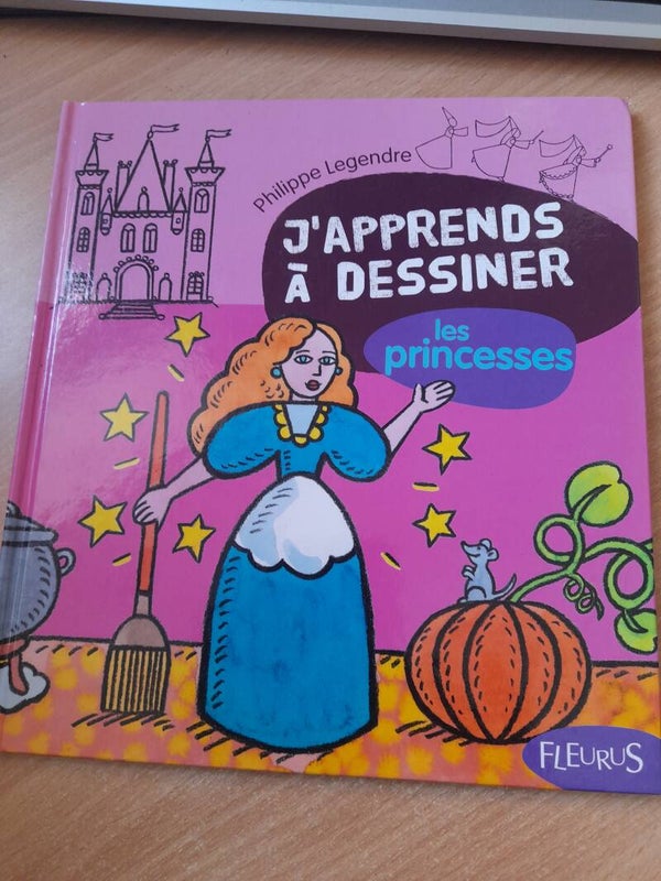 J'apprends à dessiner les princesses - Philippe Legendre - Fleurus -2007