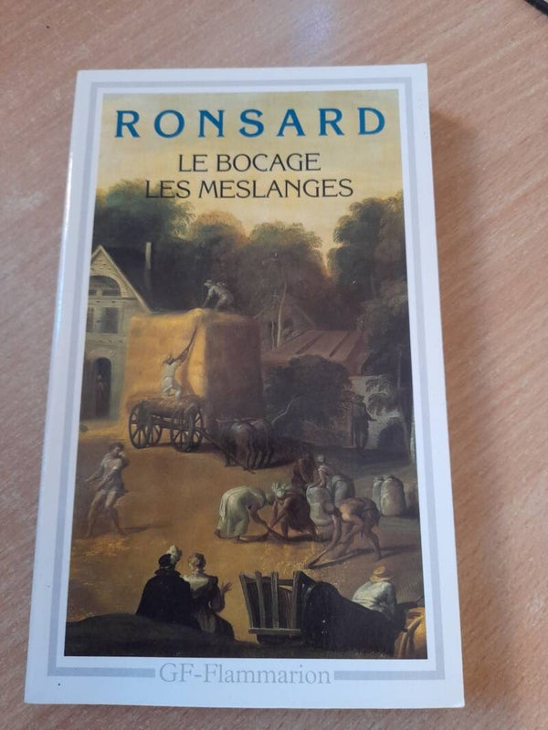 Le bocage les meslanges - Ronsard - GF Flammarion -1995