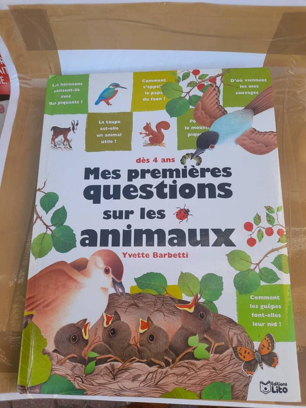 Mes premières questions sur les animaux dés 4 ans - Yvette Barbetti - éditions Lito -2005