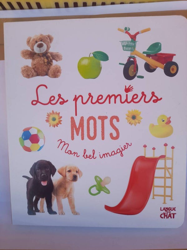Les premiers mots mon bel imagier - Langue au chat -2021