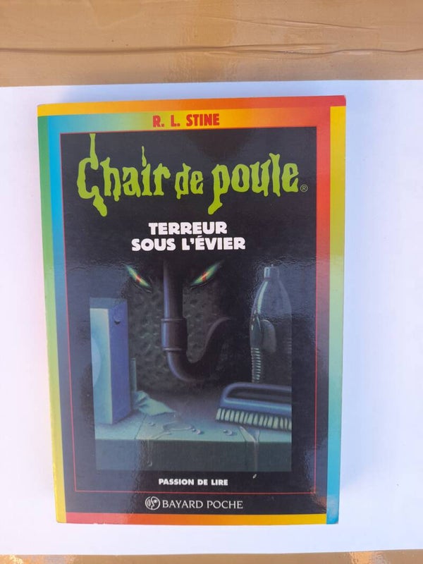 Chair de Poule Terreur sous l'évier - R.L. Stine - Bayard - 1997
