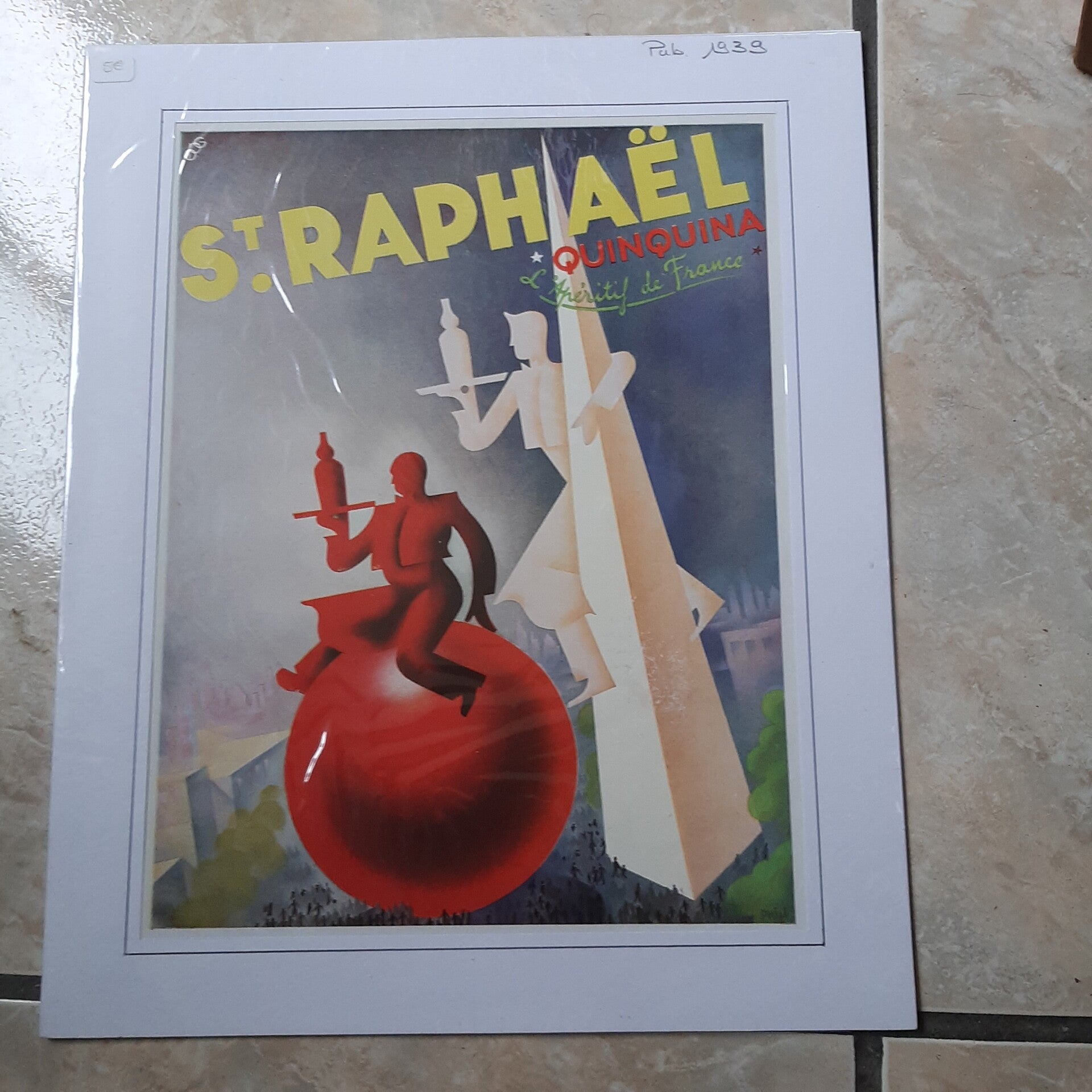 Publicité - Saint-Raphaël - Quinquina 1939