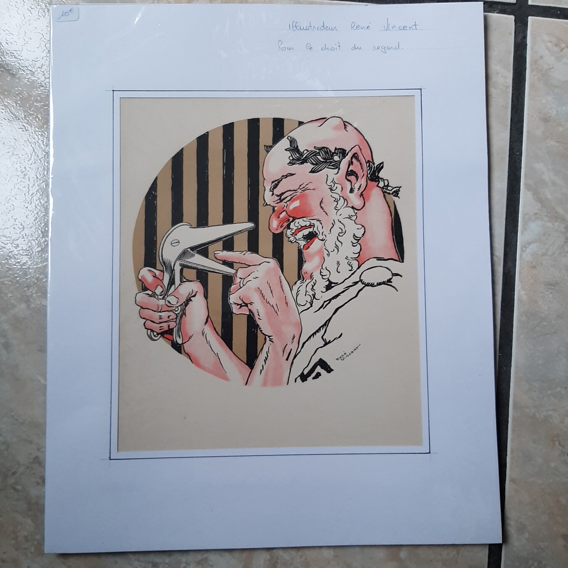 Illustrateur  : René Vincent, Les stupéfactions d'Hippocrate ("Pour le droit du regard" )