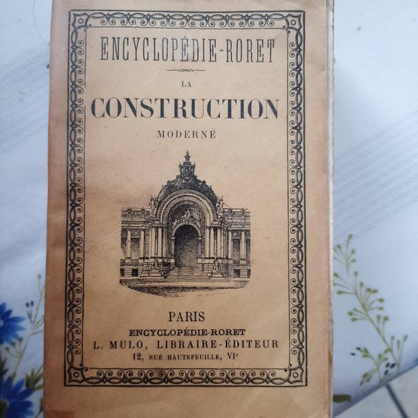 La construction moderne - Encyclopédie-Roret 1903 collections de manuels
