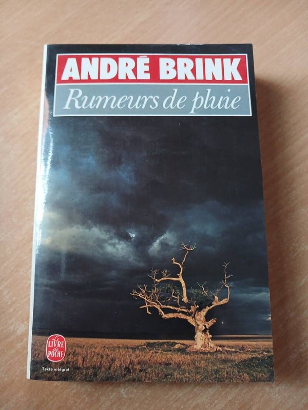 Rumeurs de pluie - andré Brink - Le livre de poche  -1986 afrique du sud