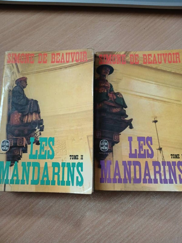 Les Mandarins T1 et T2  - Simone de Beauvoir - Le livre de poche - 1968