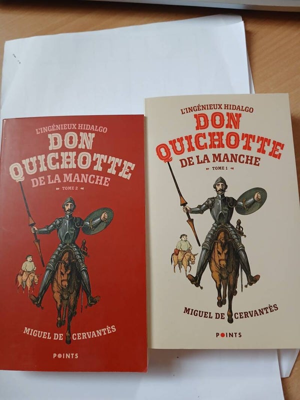 Don Quichotte de la Manche tome 1 et  2 - Miguel Cervantes - Points -2021