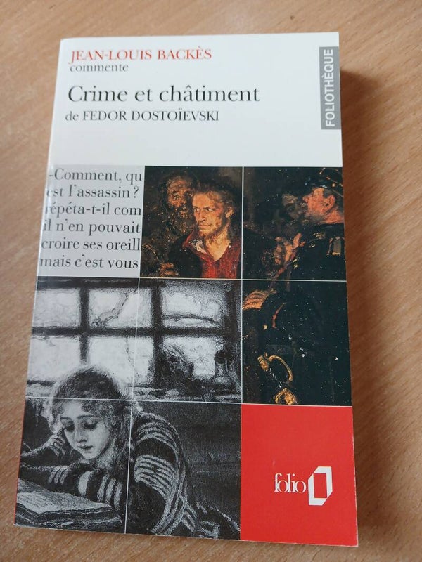 Jean louis Backès commente Crime et châtiment  de Féodor Dostoïevsky - Folio - 1995