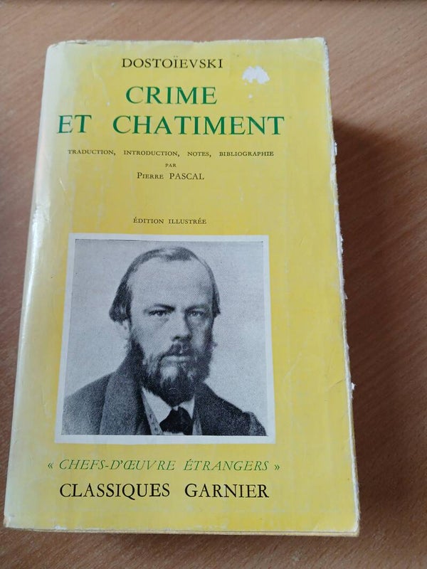 Crime et châtiment   - Dostoïevsky - classique Garnier-  1961 russe